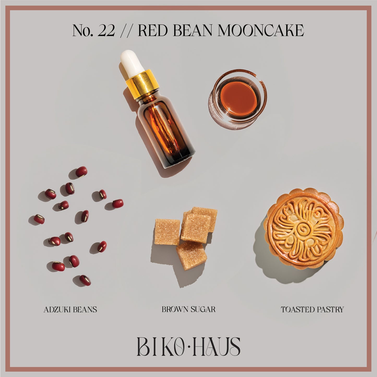 Red Bean Mooncake // Rose Geode Tin Kandelita