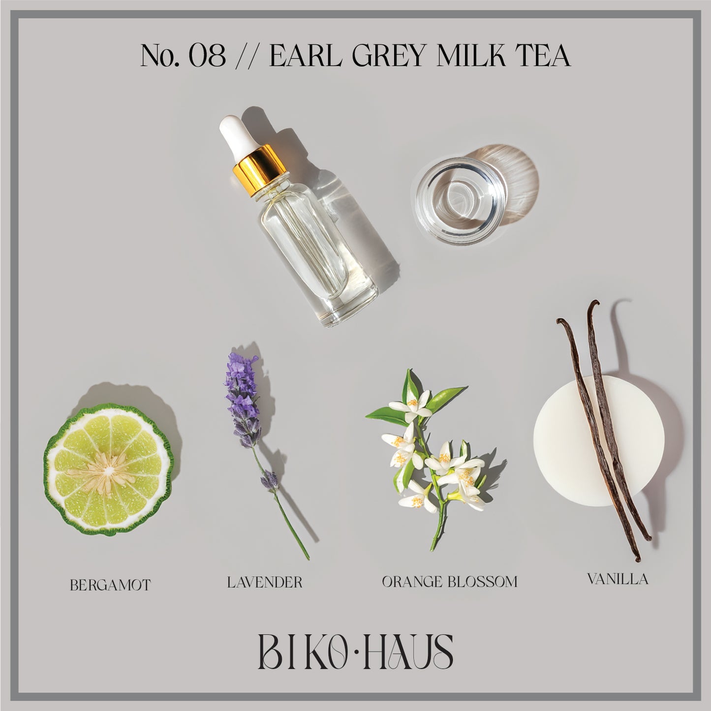 Earl Grey Milk Tea // Stone Konkreto Kandela