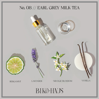 Earl Grey Milk Tea // Stone Konkreto Kandela