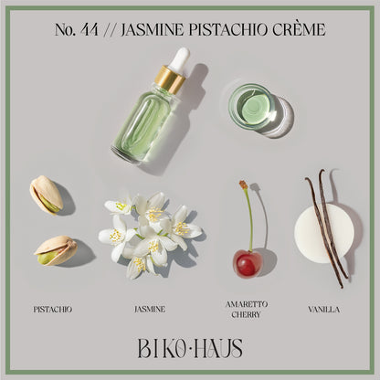 Jasmine Pistachio Crème // Set of 2 Artisan-Glazed Whimsy Teacups