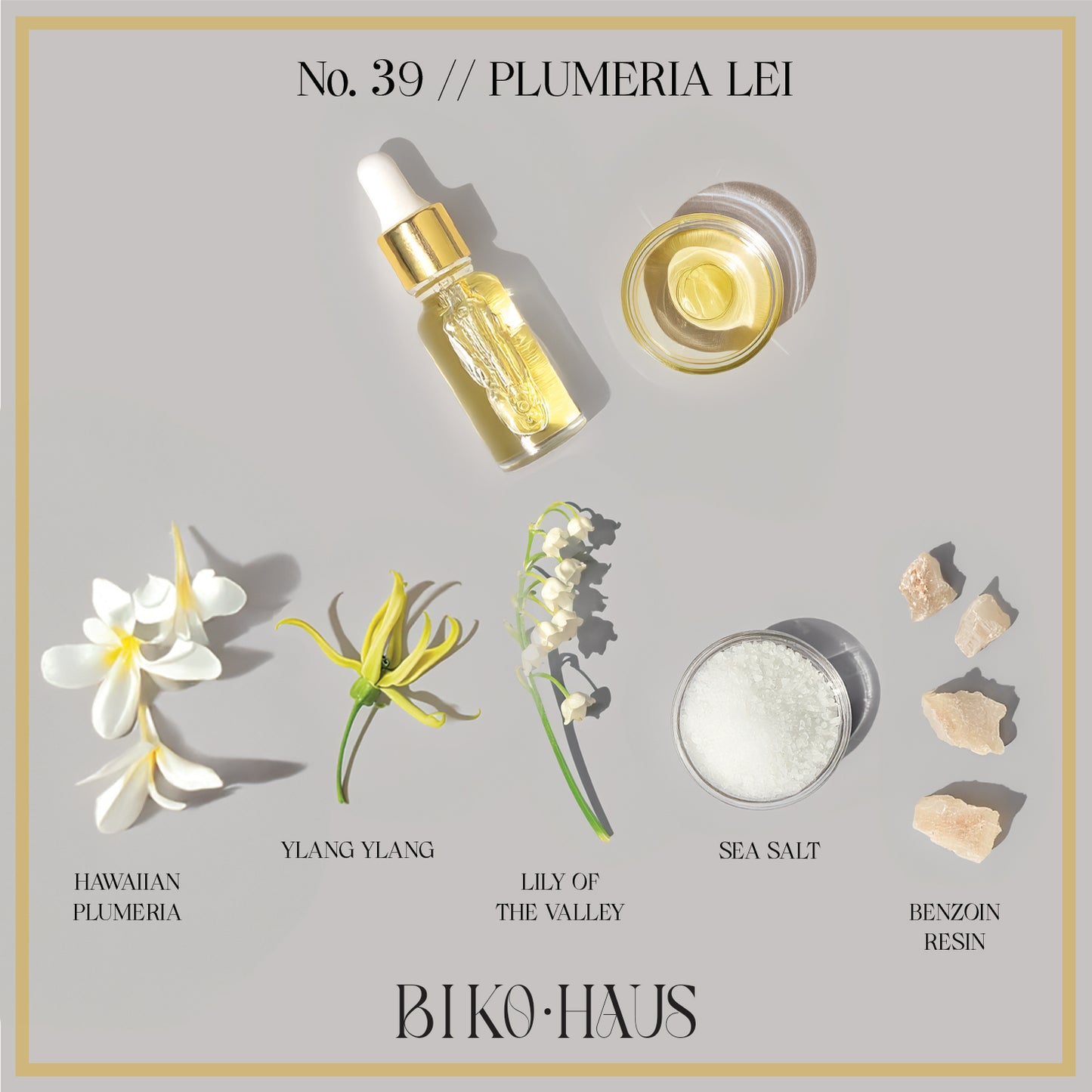 Plumeria Lei // Ginto Konkreto Kandela