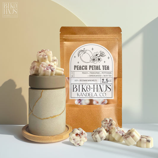 Peach Petal Tea // Soy & Beeswax Melts