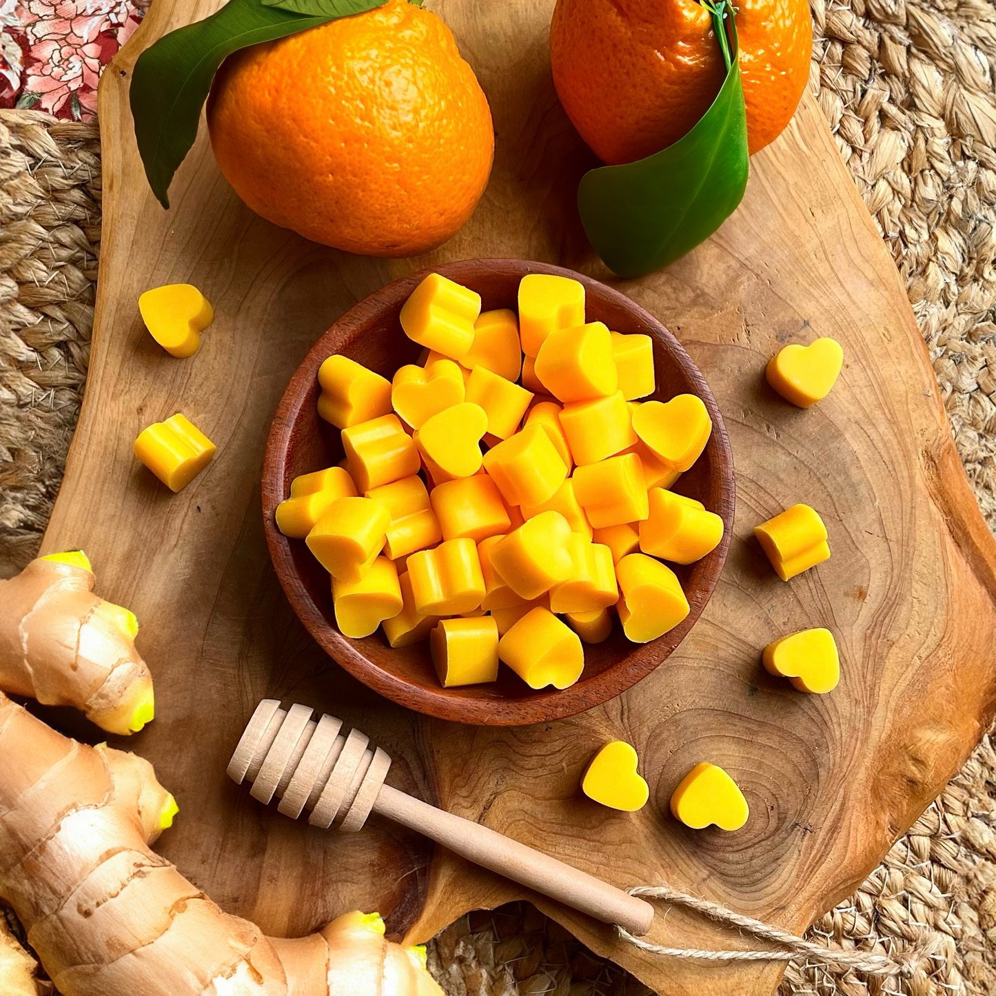 Mandarin Ginger Honey // Soy & Beeswax Melts