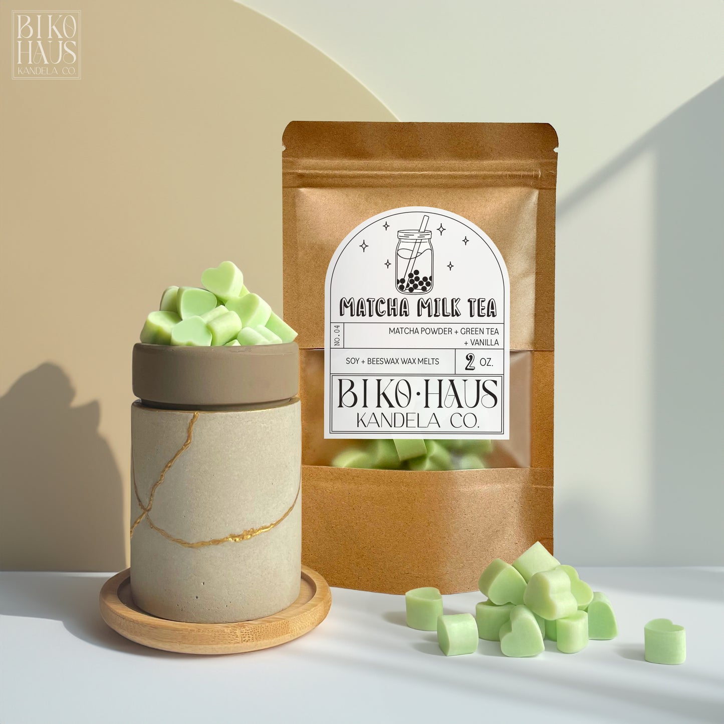 Matcha Milk Tea // Soy & Beeswax Melts