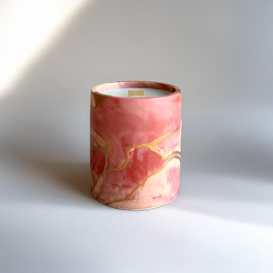 Peach Petal Tea // Ginto Konkreto Kandela