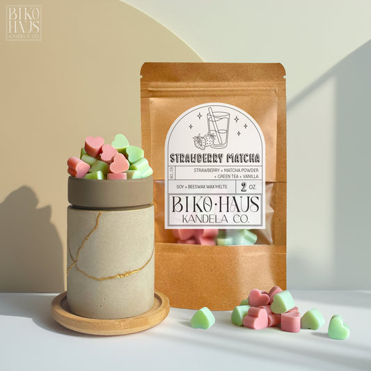 Strawberry Matcha // Soy & Beeswax Melts