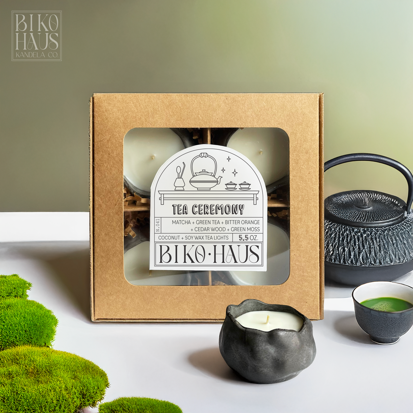 Tea Ceremony // Konkreto 4 Pc. Sake Cup Set